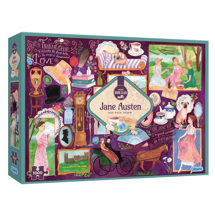 Gibsons Games Inc - Wholesale Puzzle - Adult - Book Club: Jane Austen 1000 Piece Jigsaw Puzzle