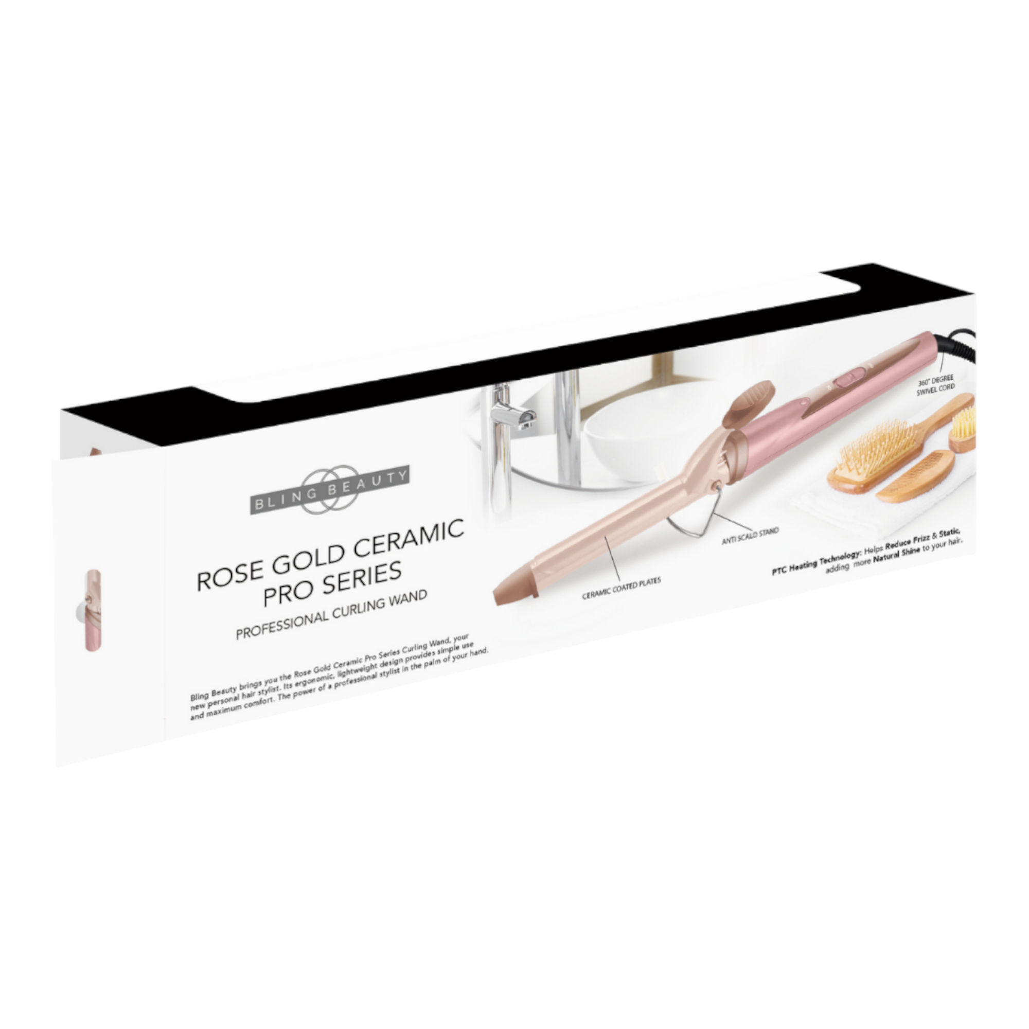 Bling Beauty - Venta al por mayor Rizadores/moldeadores de pelo - Bling Beauty Rizador de Pelo - Oro Rosa, Serie Pro2