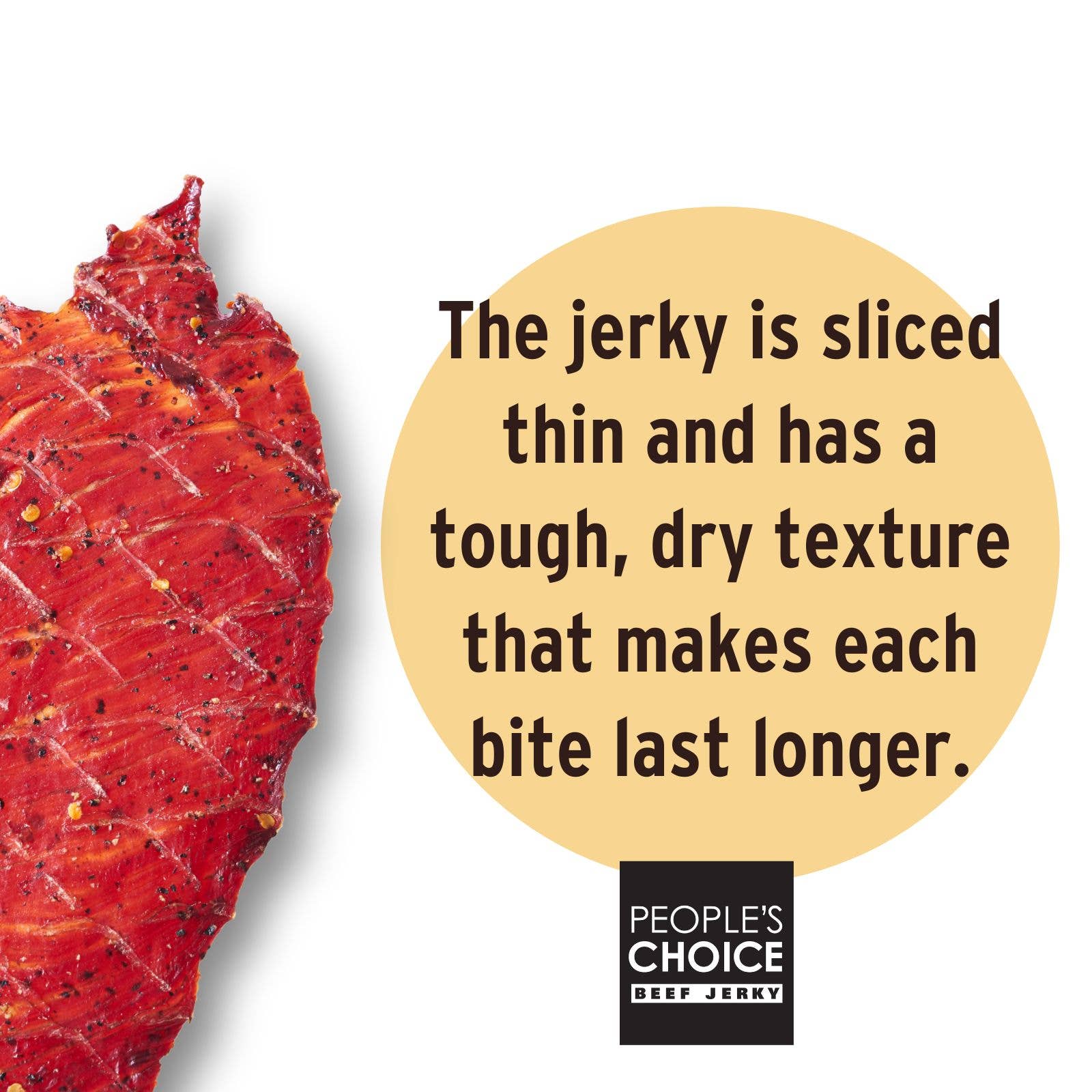 People's Choice Beef Jerky - Wholesale Jerky - Classic - Hot & Spicy Beef Jerky 3.0oz1
