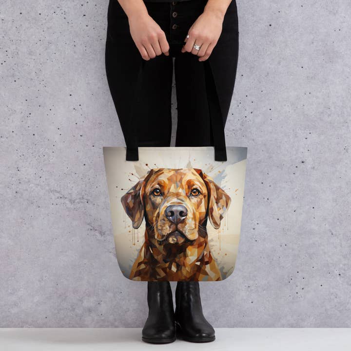 White Lab Tote Bag for wholesale by FunnyNikko