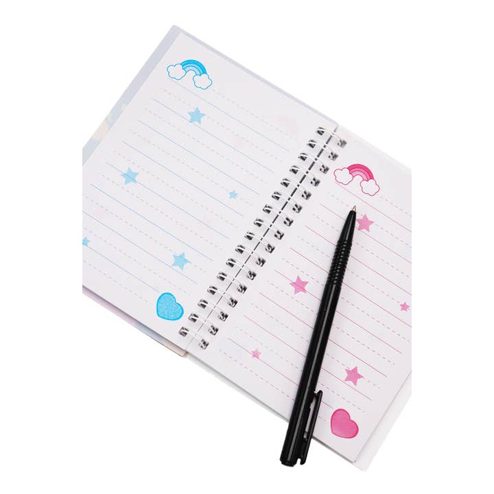 Cap Zone - Wholesale Notebook - Unicorn 60 Page Mini Diary Notebook with Pen