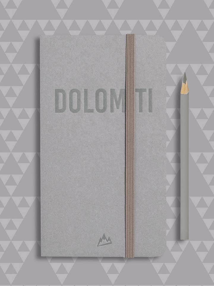 Reisetagebuch, Notizbuch, Journal, Dolomiten, Dolomites Berge for wholesale by sime srl