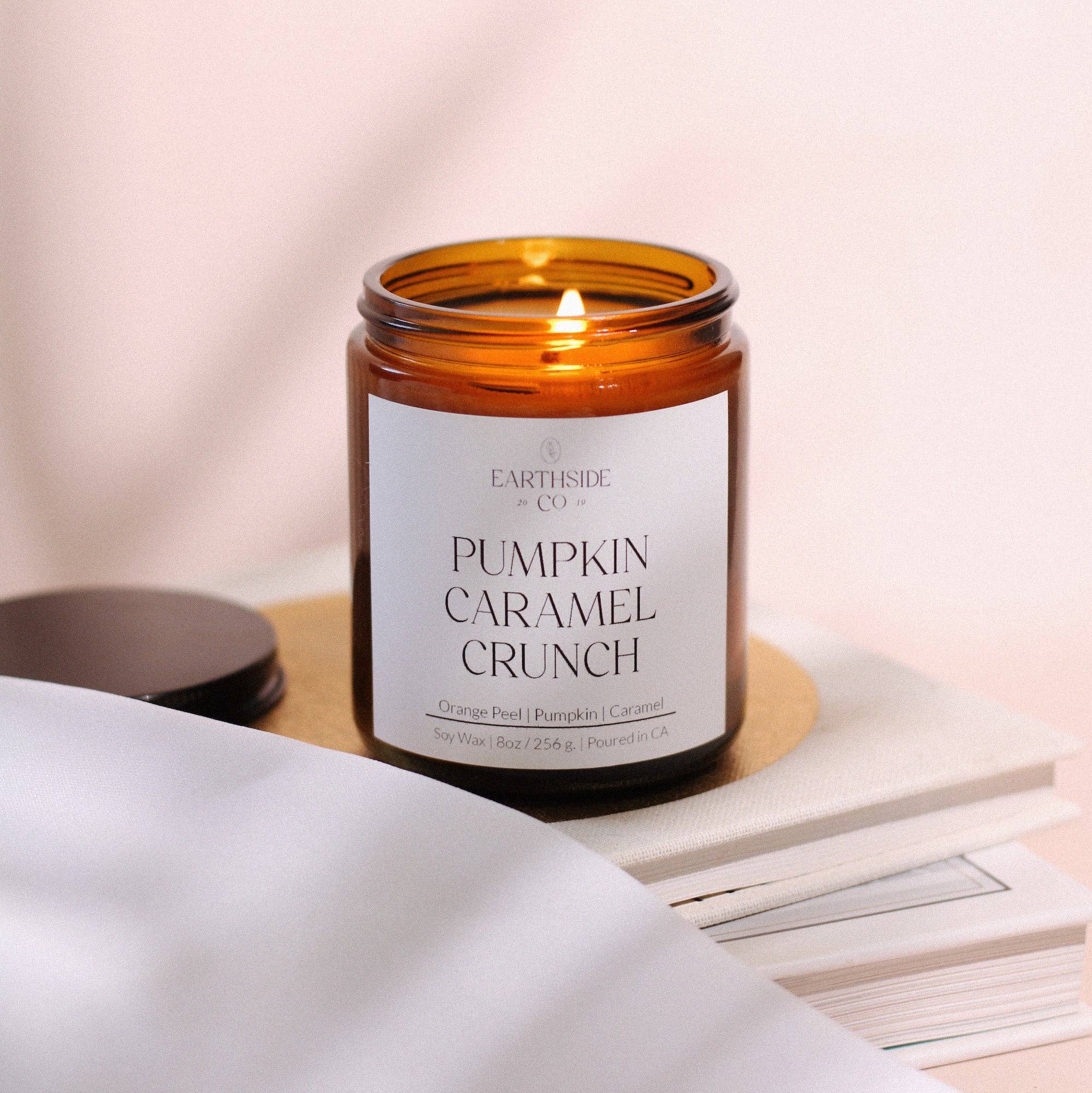 the earthside co - Wholesale Travel Candles - Pumpkin Caramel Crunch2