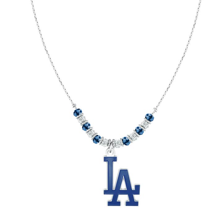 Collar de cadena de cobra con cuentas de los Dodgers de Los Ángeles MLB para venta al por mayor de Simran International
