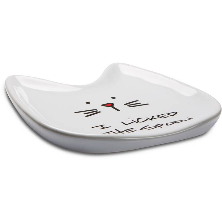 Pavilion - Wholesale Spoon Rest - Licked the Spoon - 5" Ceramic Spoon Rest2