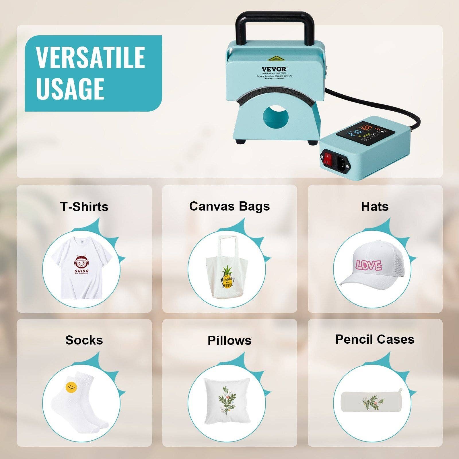 Hard Rock Health Stores - Vendita all'ingrosso Utensili per artigianato - Mini macchina per pressa da cappello con piastra da 15 x 8 cm, verde5