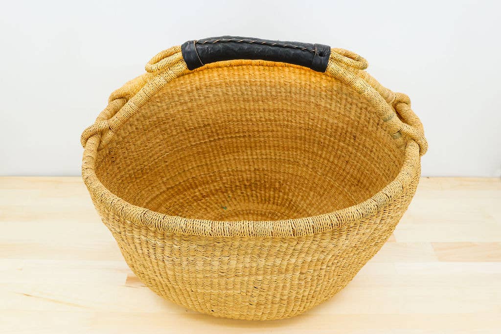 Gitzell FairTrade - Wholesale Basket - Market Basket Bolga Basket/, natural1