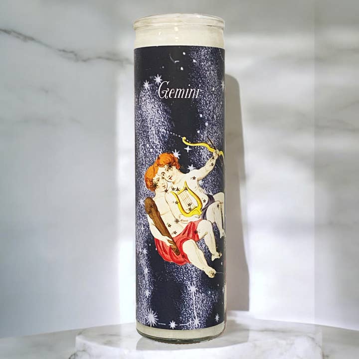 Bougie Rituel de Soja du Zodiaque "Gémeaux" pour la vente par Snakes for Hair