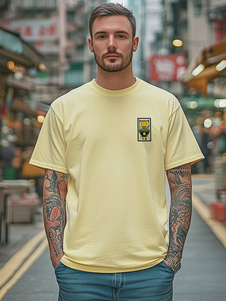 yellow Ramen Lemon Tee L199 for wholesale on Faire1