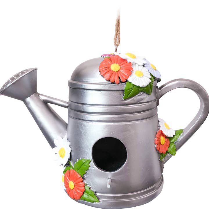 Watering Can Birdhouse for wholesale by Spoontiques, Inc