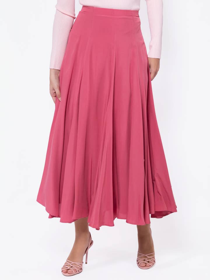 Jupe Calia (Rose) pour la vente par Yakira Bella