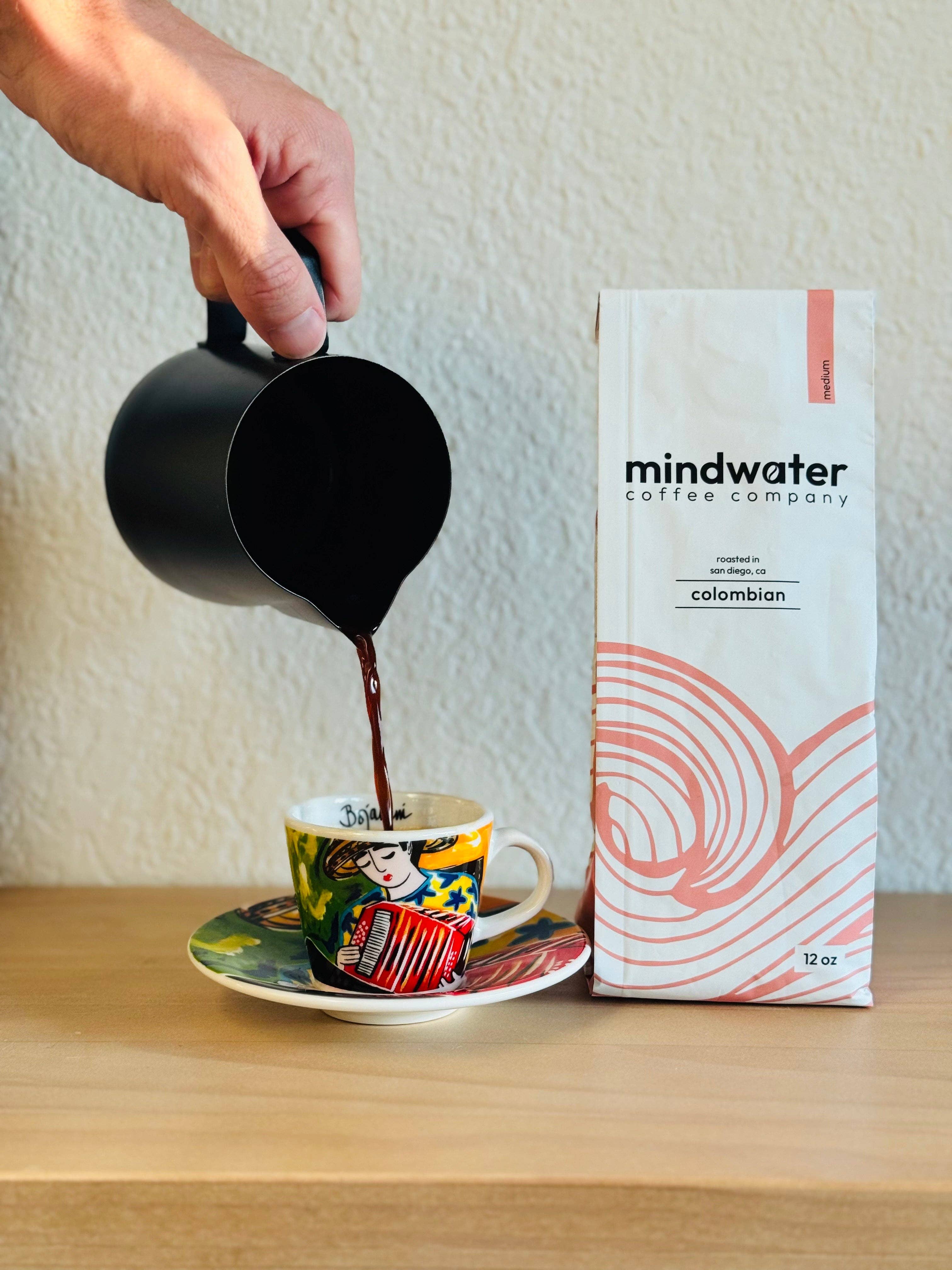 Mindwater Coffee Company - Wholesale Coffee Beans - 12 oz Medium Roast Colombian Coffee - Whole Bean0