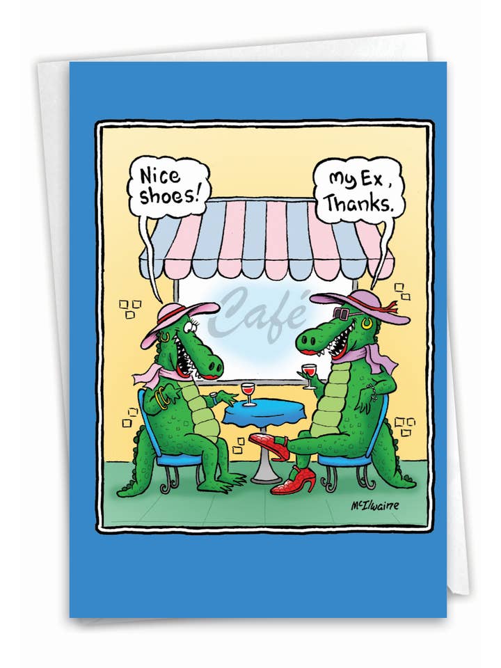 NobleWorks - Marido do jacaré - Cartão para todas as ocasiões por atacado de NobleWorks