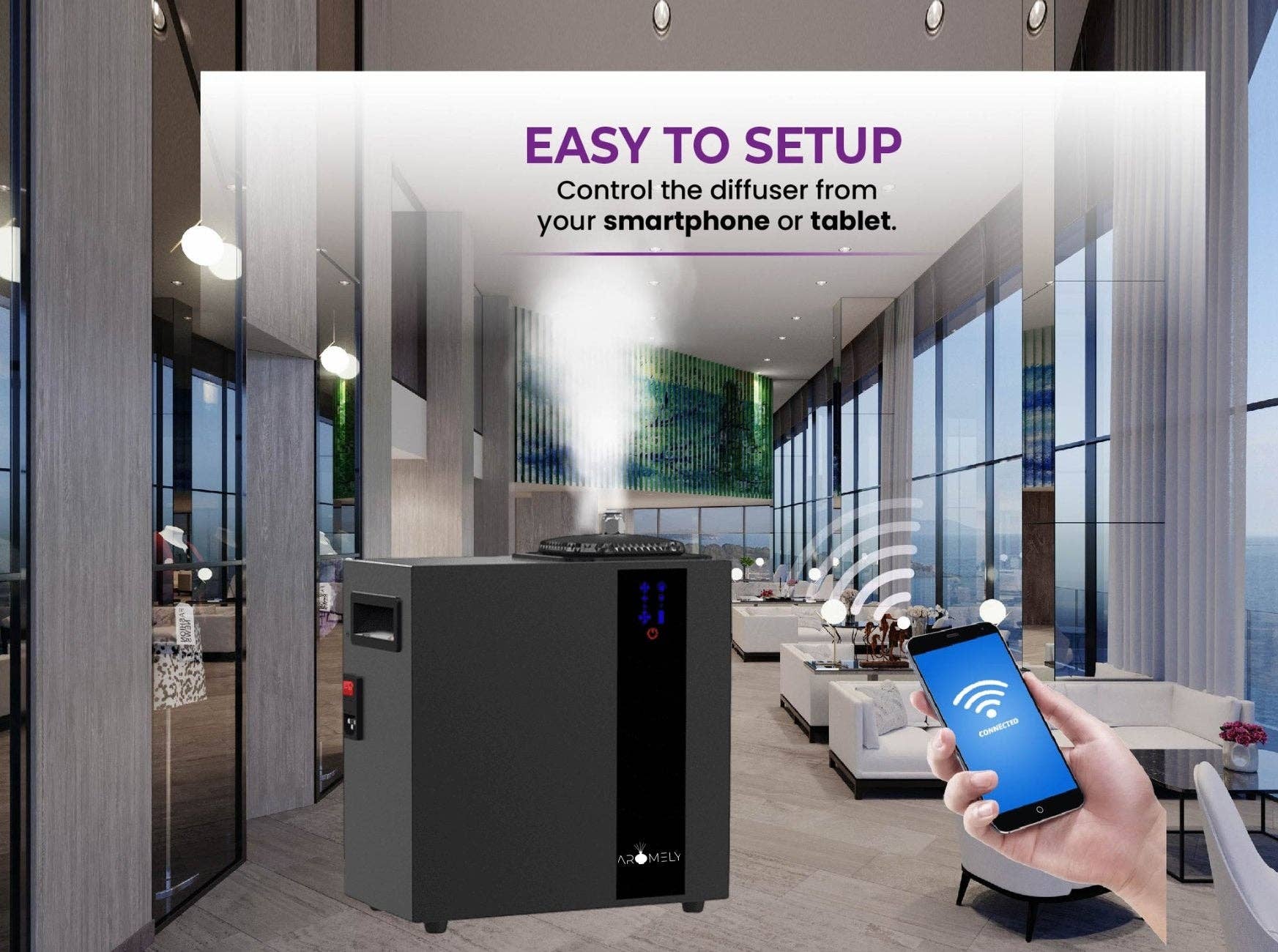 Aromely - Wholesale Electronic Diffuser - Aromely Smart HVAC Scent Diffuser up to 16,000 SQSF3