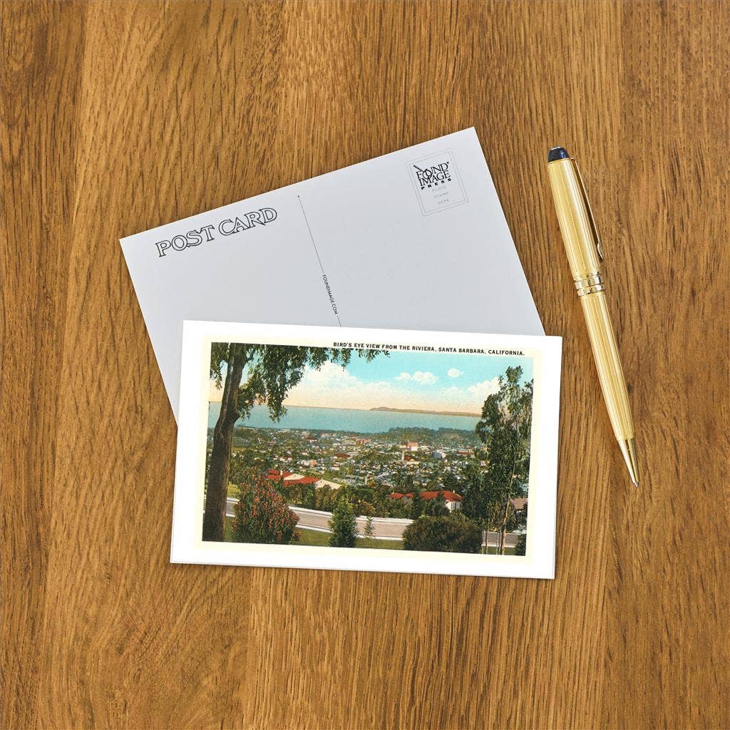 Found Image Press - Wholesale Postcard - Postcard SB-152 Bird's Eye View of Santa Barbara, California1