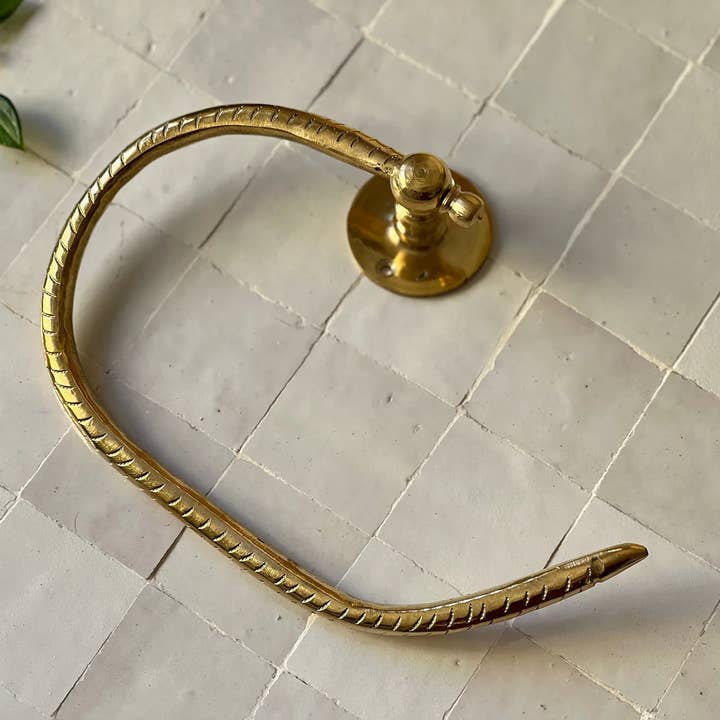High crafty – wholesale Toilet paper holder – Brass Toilet Paper Holder — Handcrafted in Morocco, Solid Un3