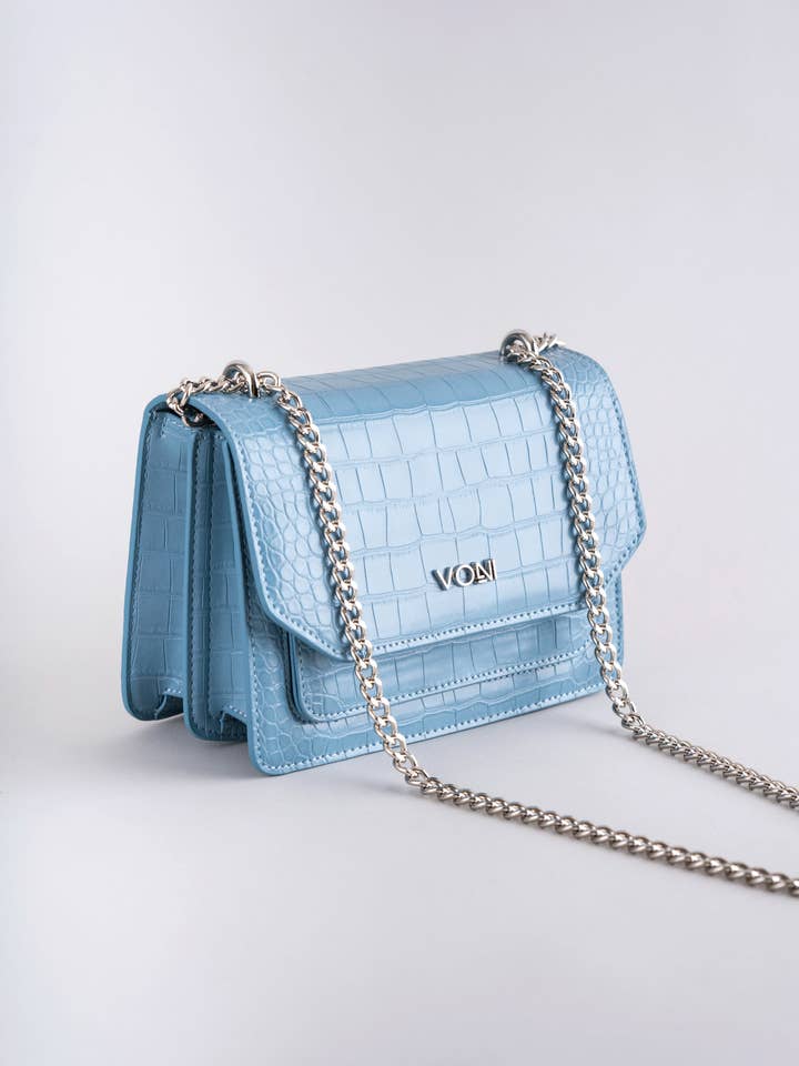 Rylie - Fausse crocodile bleu pour bébé pour la vente par VONI