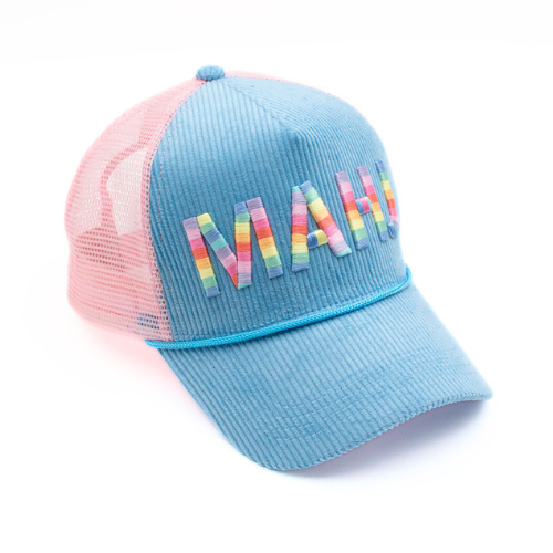 My Fair Mahjong - Wholesale Trucker Hat - Women's - MAHJONG HAT | Corduroy Trucker | MAHJ5
