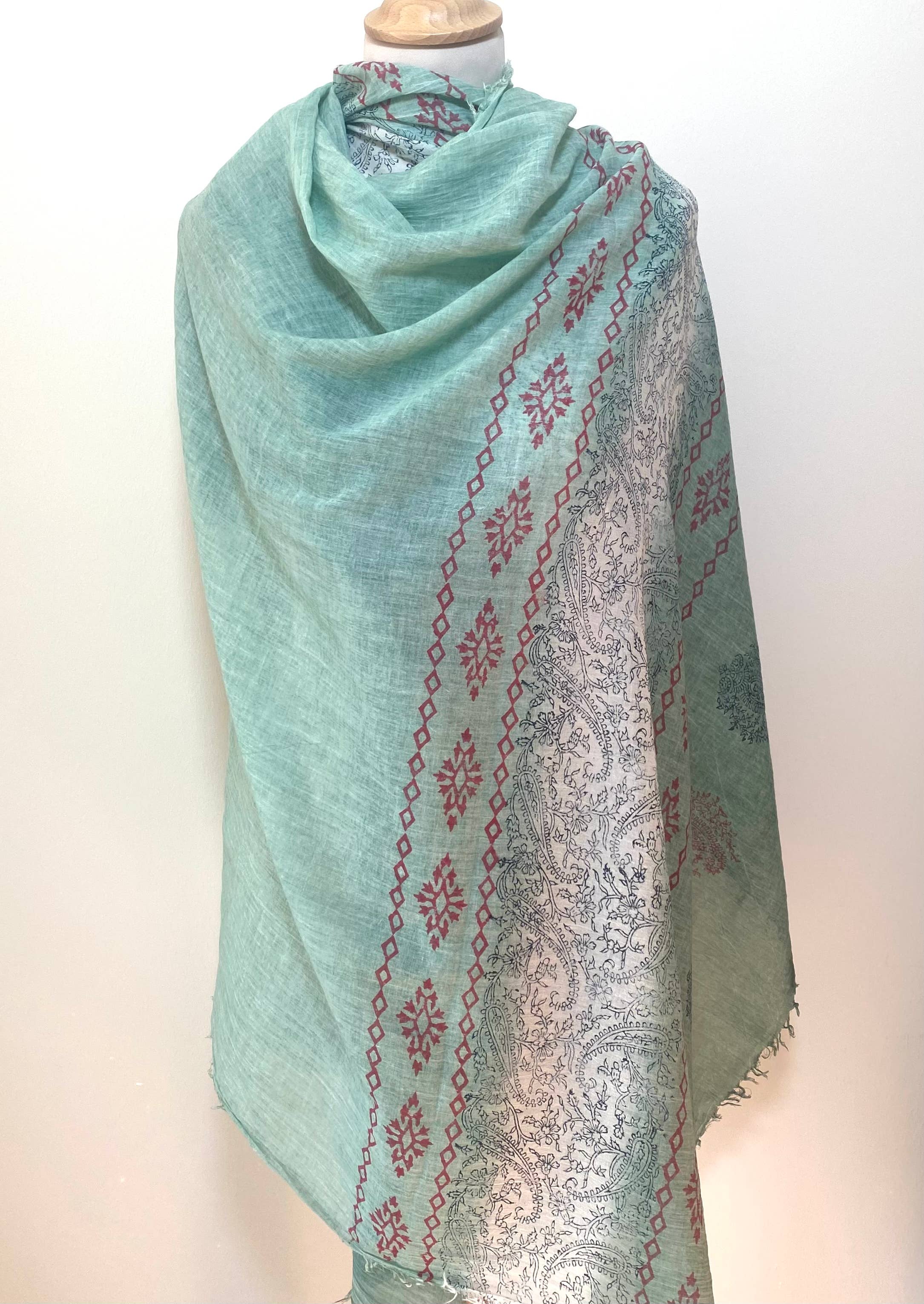 DIWALI PARIS – Großhandel Schal – Damen – TANIA SCHAL – 100 % Baumwolle3