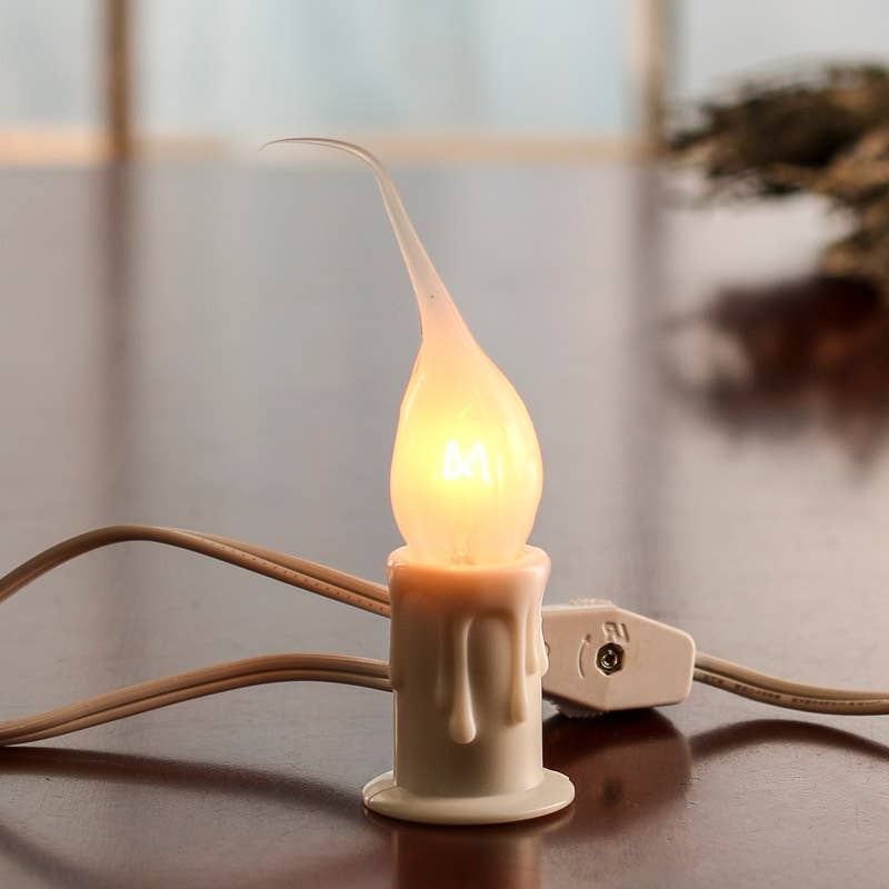 Factory Direct Craft - Wholesale Accent/Desk Lamp -  Electric Welcome Candle Lamp with Rotary on/off Switch1