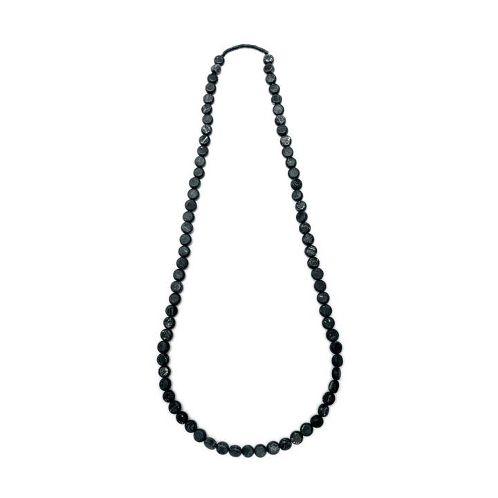 Polka Luka - Wholesale Beaded/pearl necklace - Silk Road Long Single Resin Necklace2