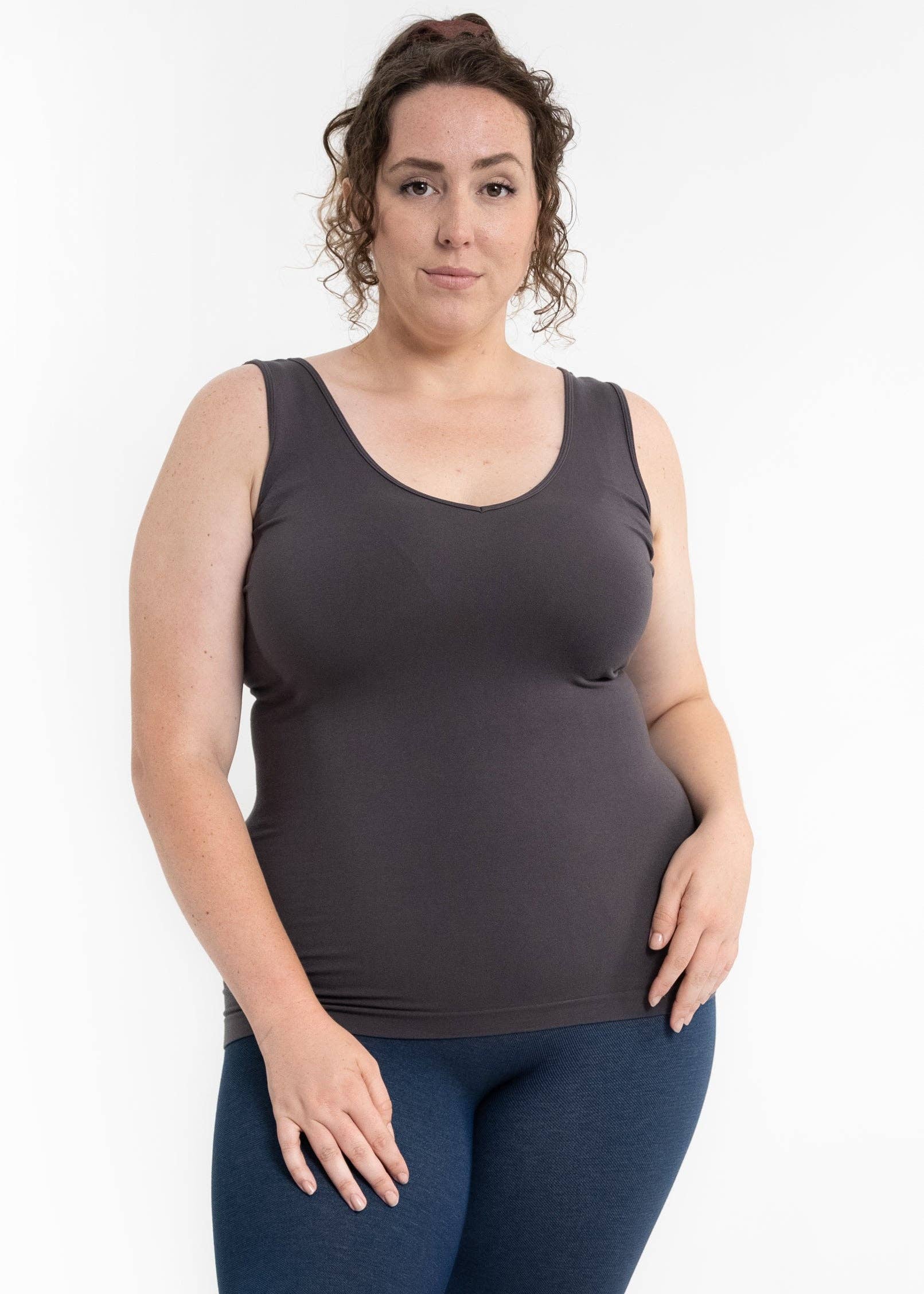 ELIETIAN - Wholesale Tank Top - Women's - Reversible Tank - Curvy Fit50