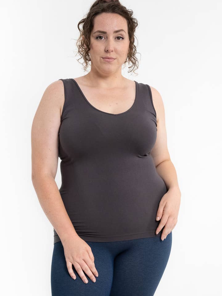 ELIETIAN - Wholesale Tank Top - Women's - Reversible Tank - Curvy Fit50