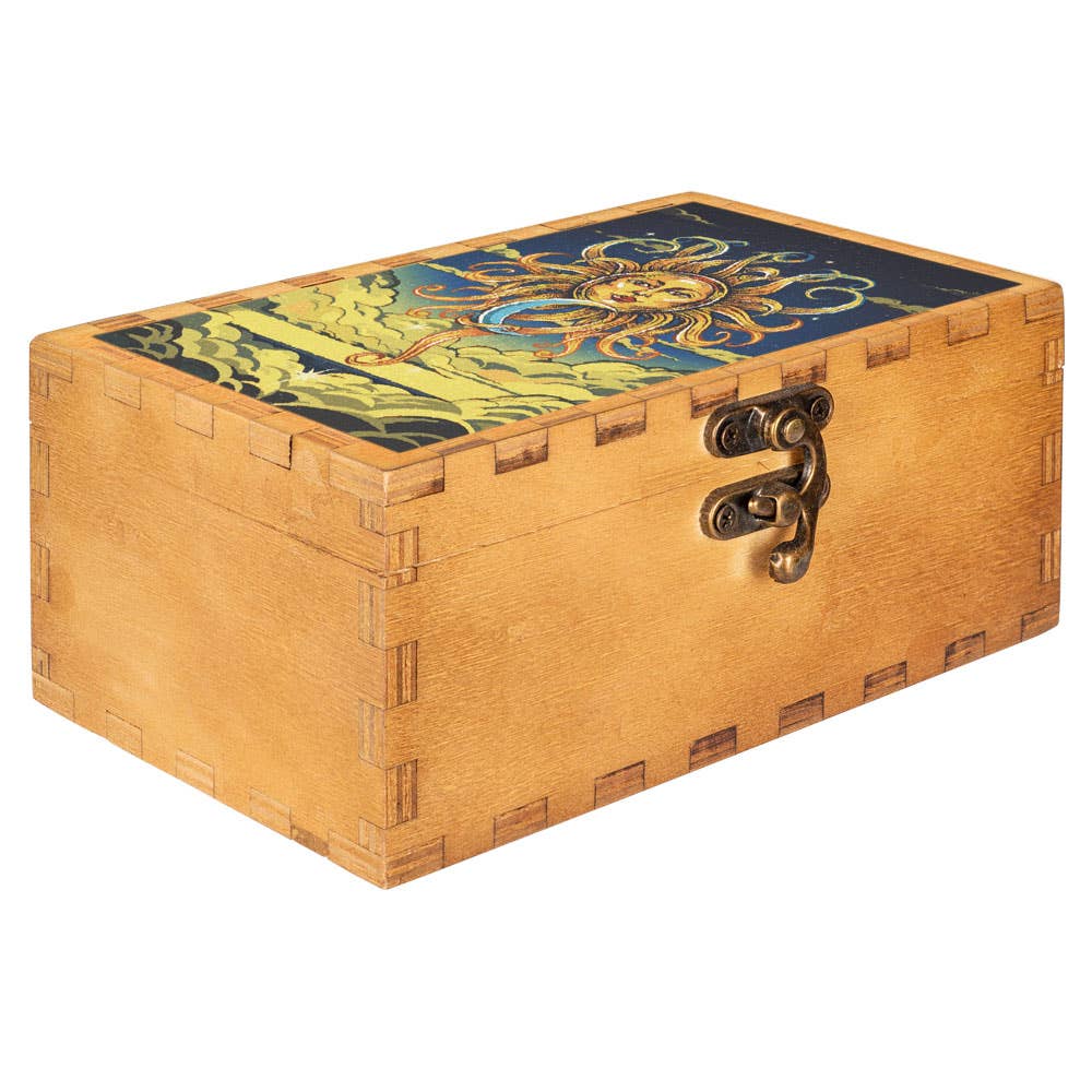 Benjamin International - Wholesale Decorative Box - Sun & Moon Tarot Card Box1