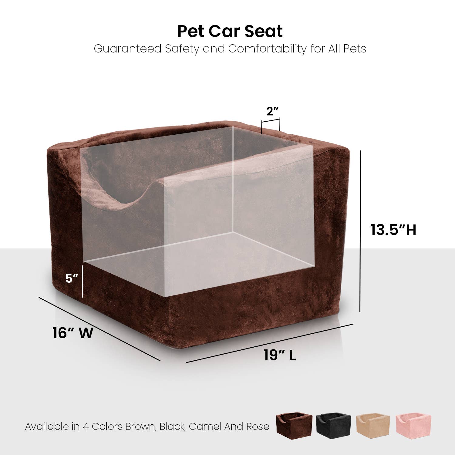Precious Tails - Wholesale Pet Carrier - Cat/Dog - Precious Tails High Density Foam Pet Booster Seat19