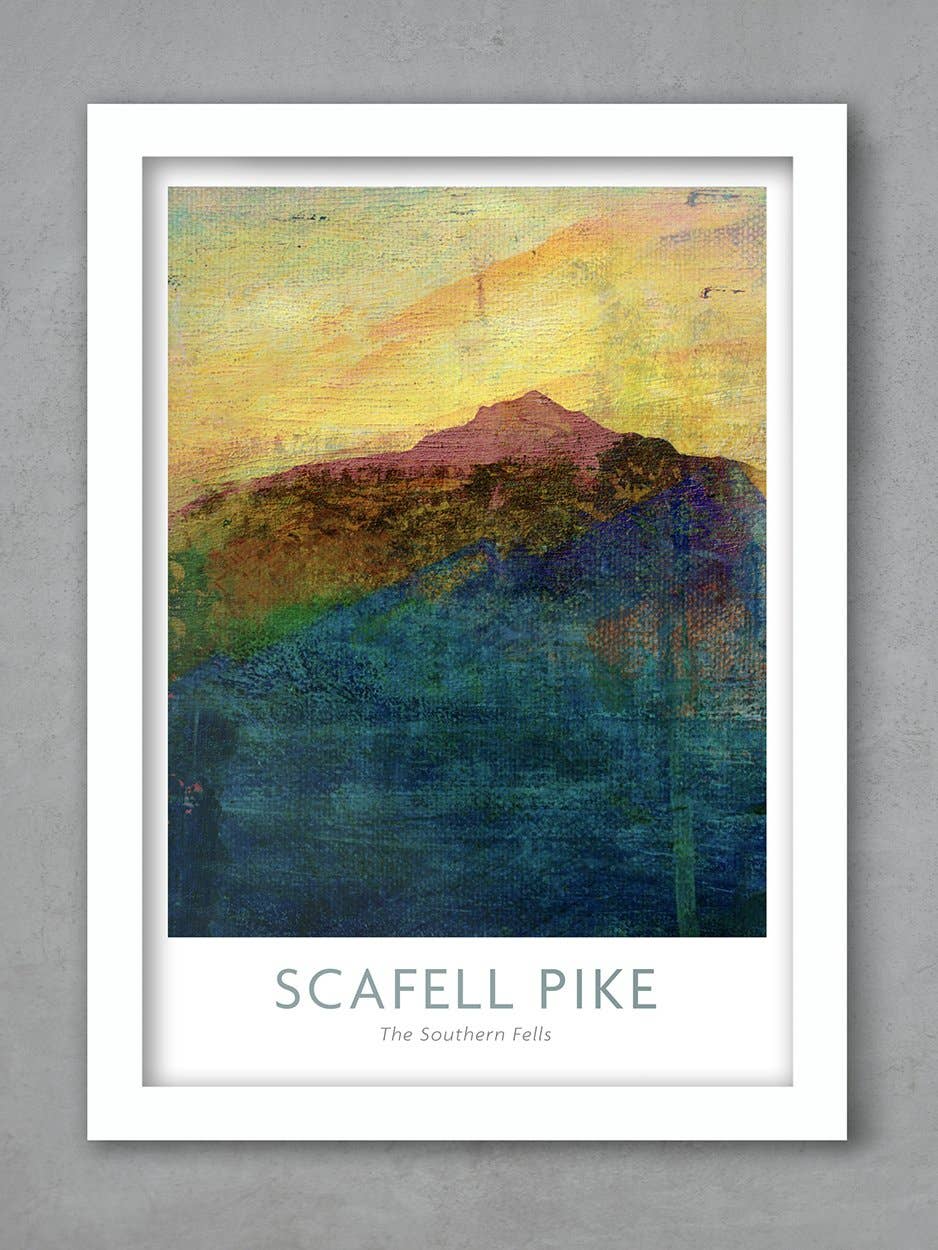 The Northern Line – wholesale Art print – Scafell Pike - Abstract Poster print1