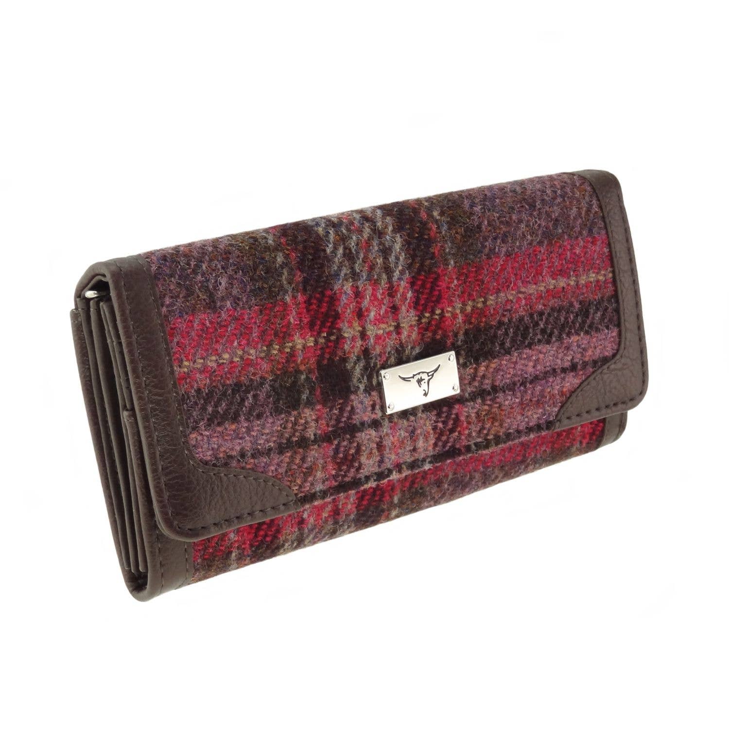 Glen Appin Of Scotland - Wholesale Wallet - Women's - Harris Tweed 'Bute' Long Purse25