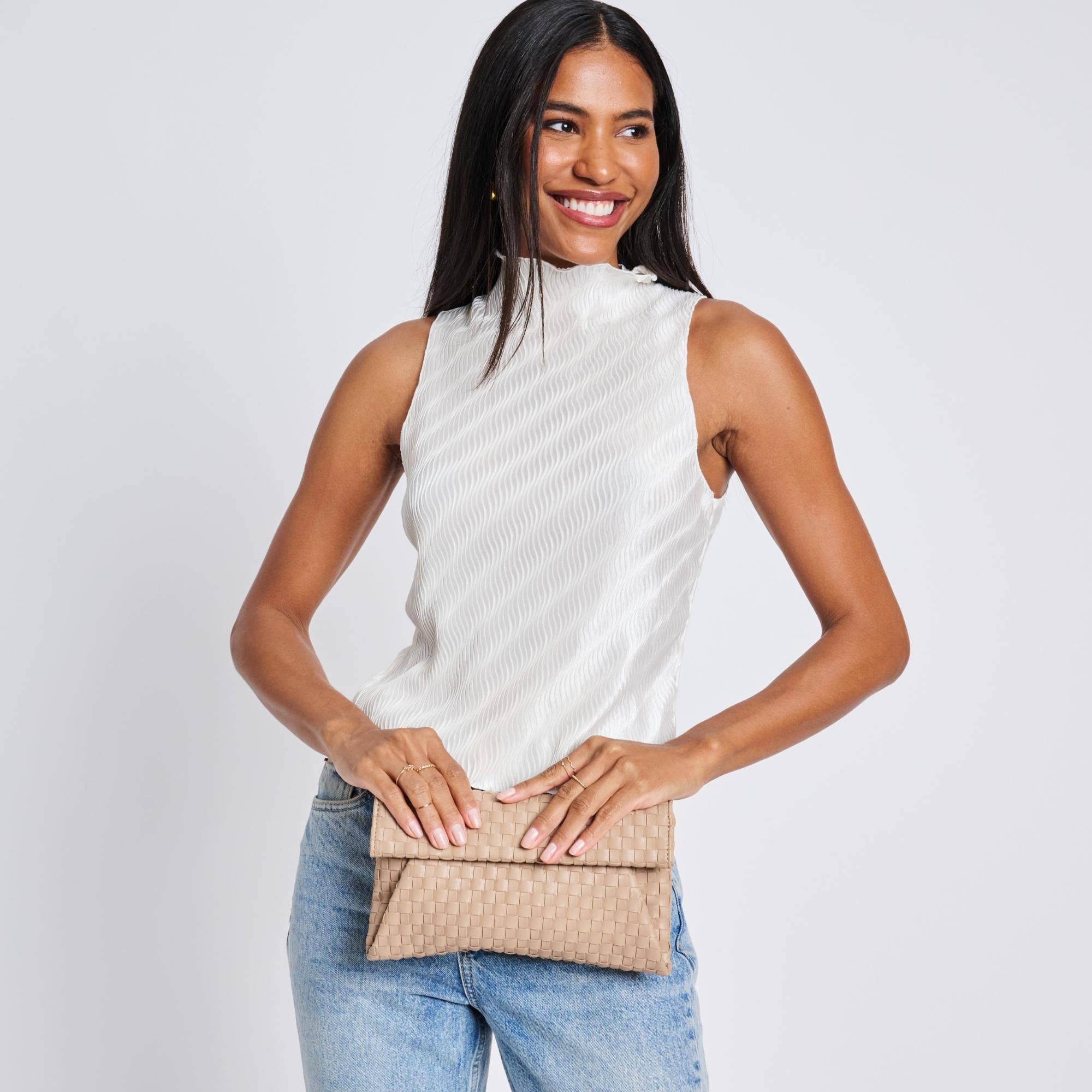 Moda Luxe - Wholesale Clutch Bag - Women's - Priscilla Woven Clutch43