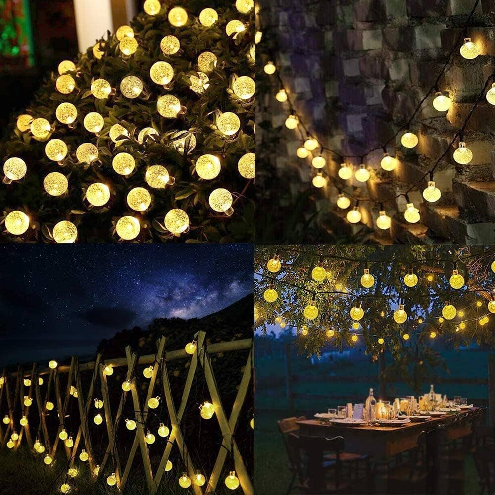 Perfect Holiday - Wholesale String Lights - Perfect Holiday 30 LED Solar String Light bulbs - Warm White6