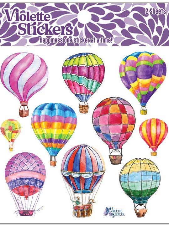 K78 Heteluchtballonstickers voor wholesale door Violette Stickers