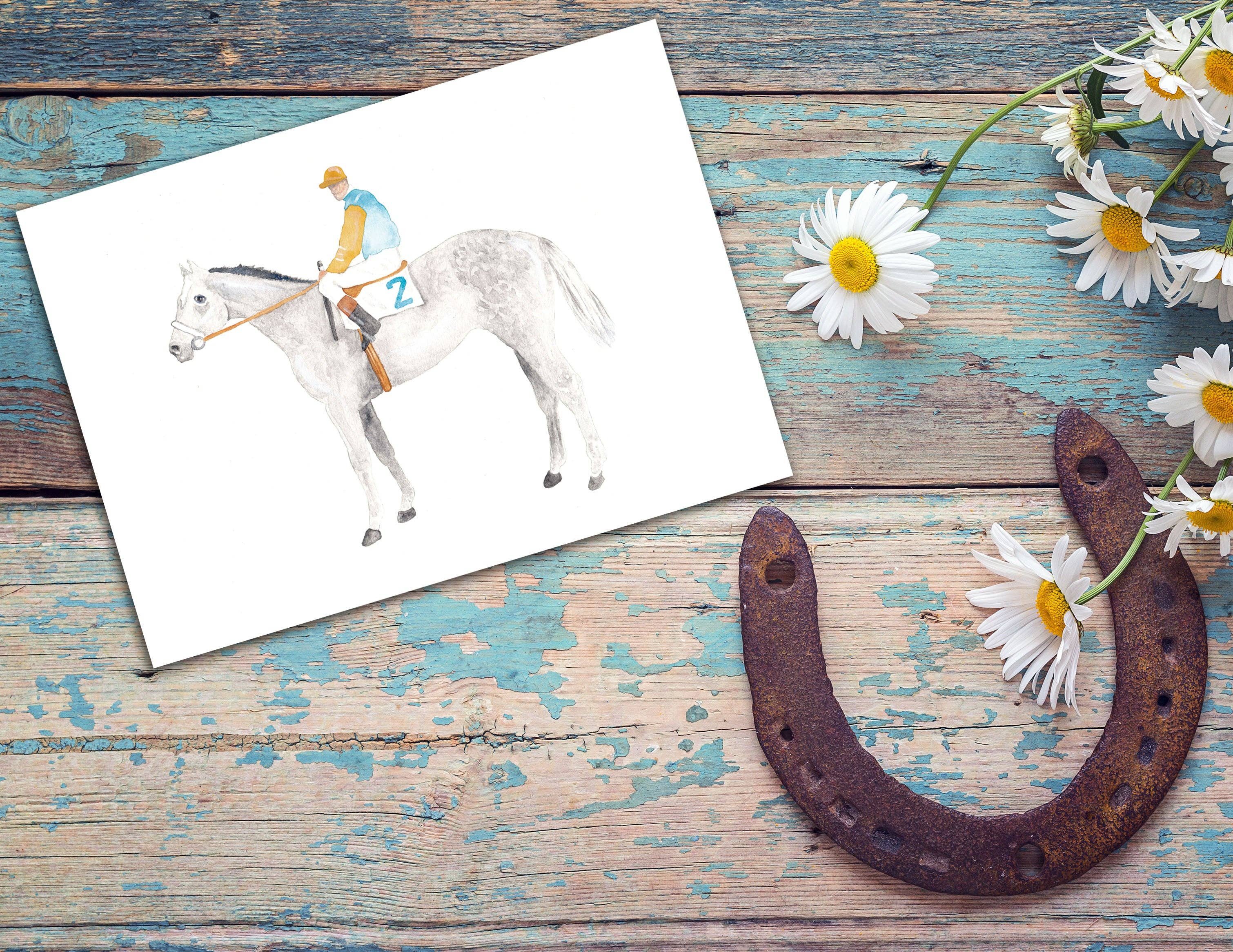 Color Me Eden - Wholesale Art Print - Muncey Two - Vintage Jockey9