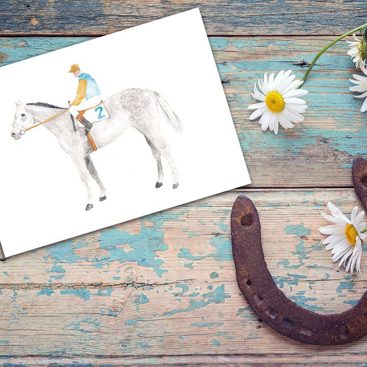 Color Me Eden - Wholesale Art Print - Muncey Two - Vintage Jockey9