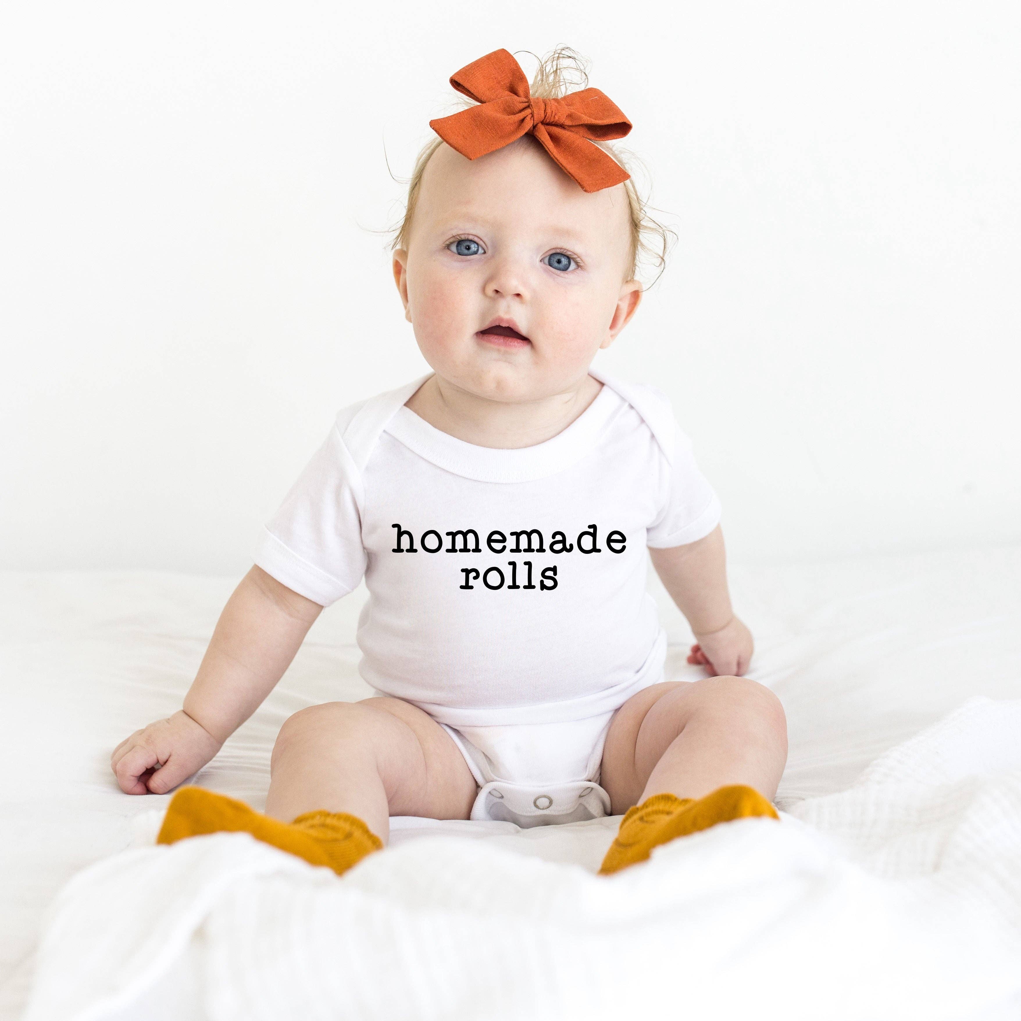 Sweet Living Goods - Wholesale Bodysuit (Non-Footed) - Baby - Homemade Rolls Baby One-Piece0