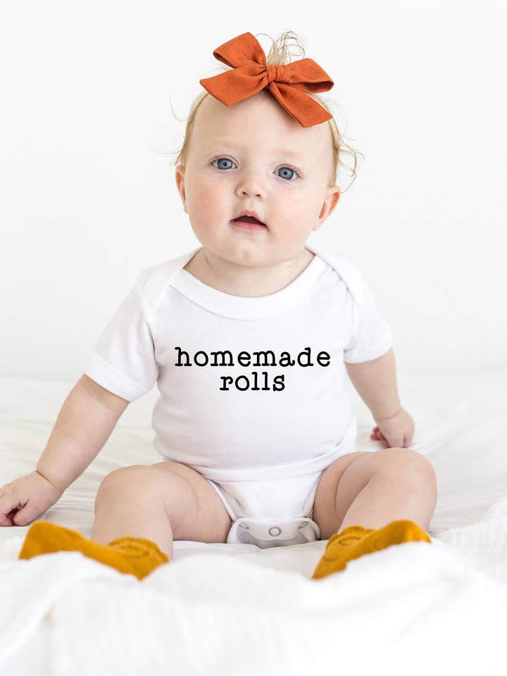 Sweet Living Goods - Wholesale Bodysuit (Non-Footed) - Baby - Homemade Rolls Baby One-Piece0
