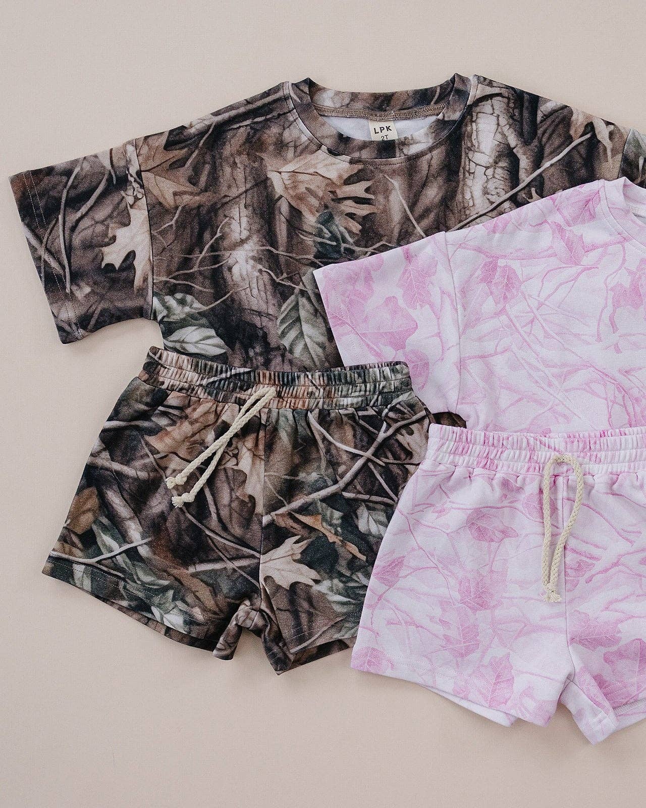Lucky Panda Kids - Wholesale Top & Short Set - Kids - Shorts Set | Brown Camo8