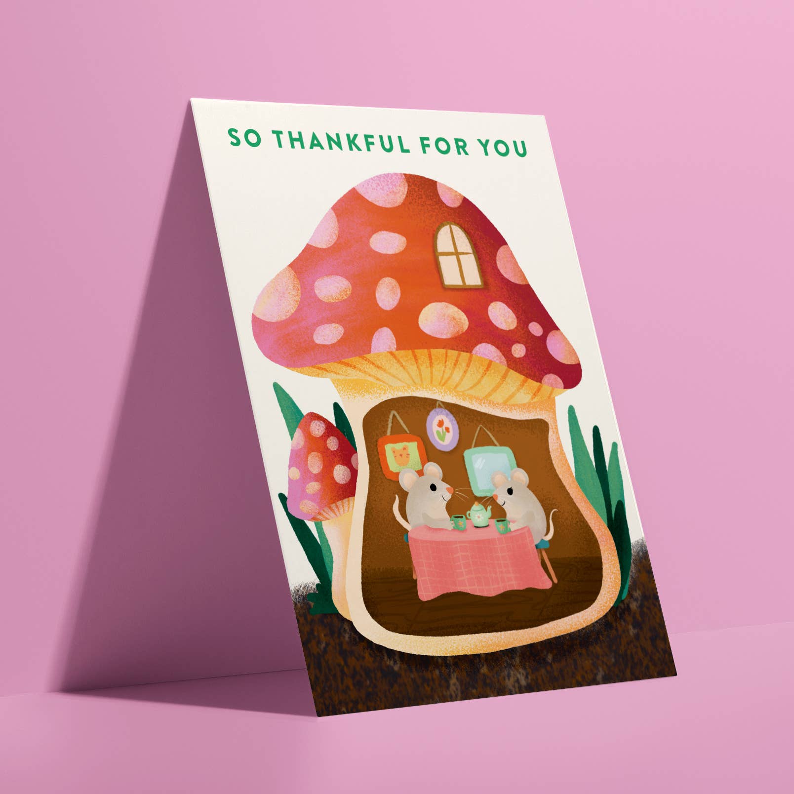 Ana Peake - Wholesale Thank You Card - Thankful For You Greeting Card1