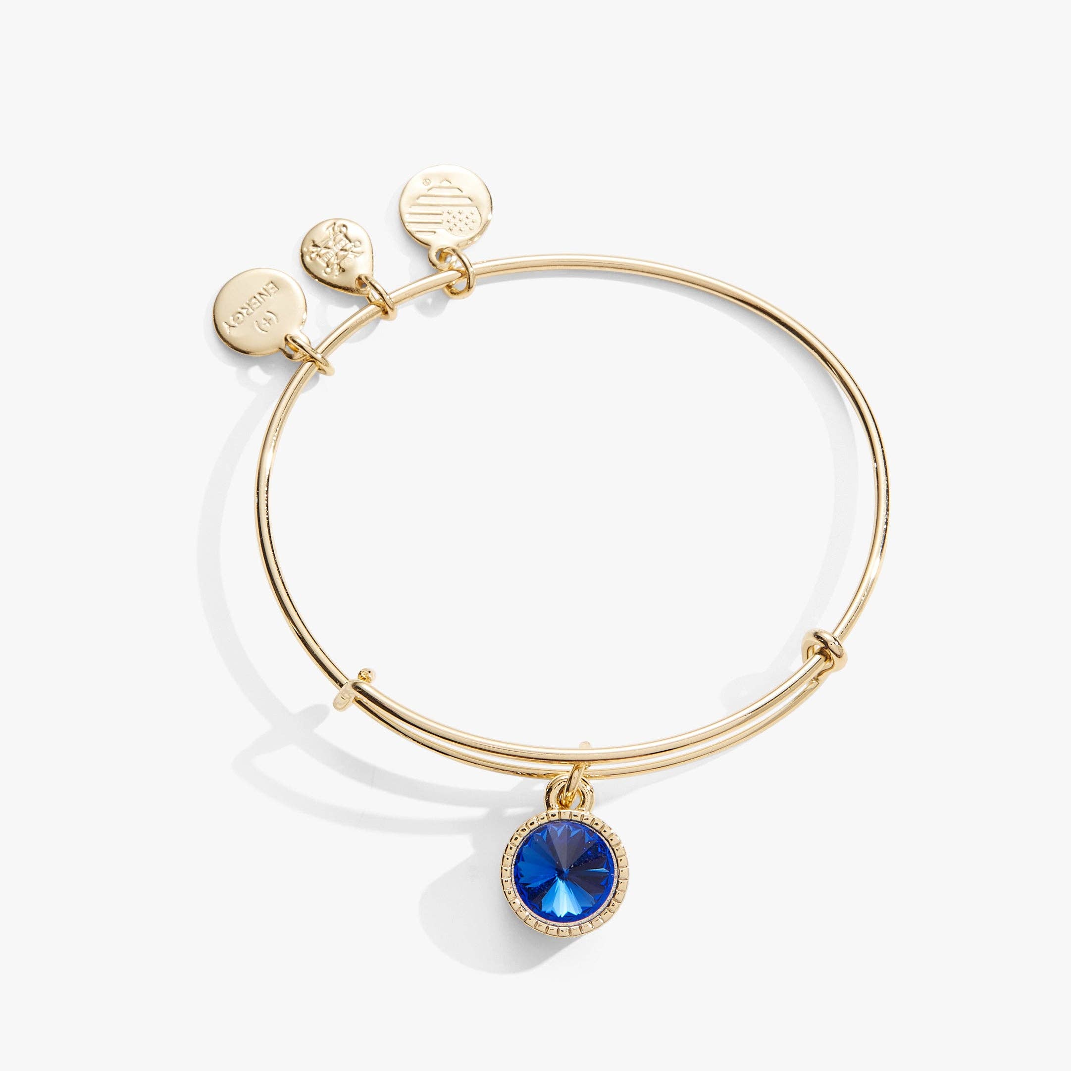 Alex and Ani - Wholesale Charm/Dangle Bracelet - September Birthstone Charm Bangle, Sapphire3
