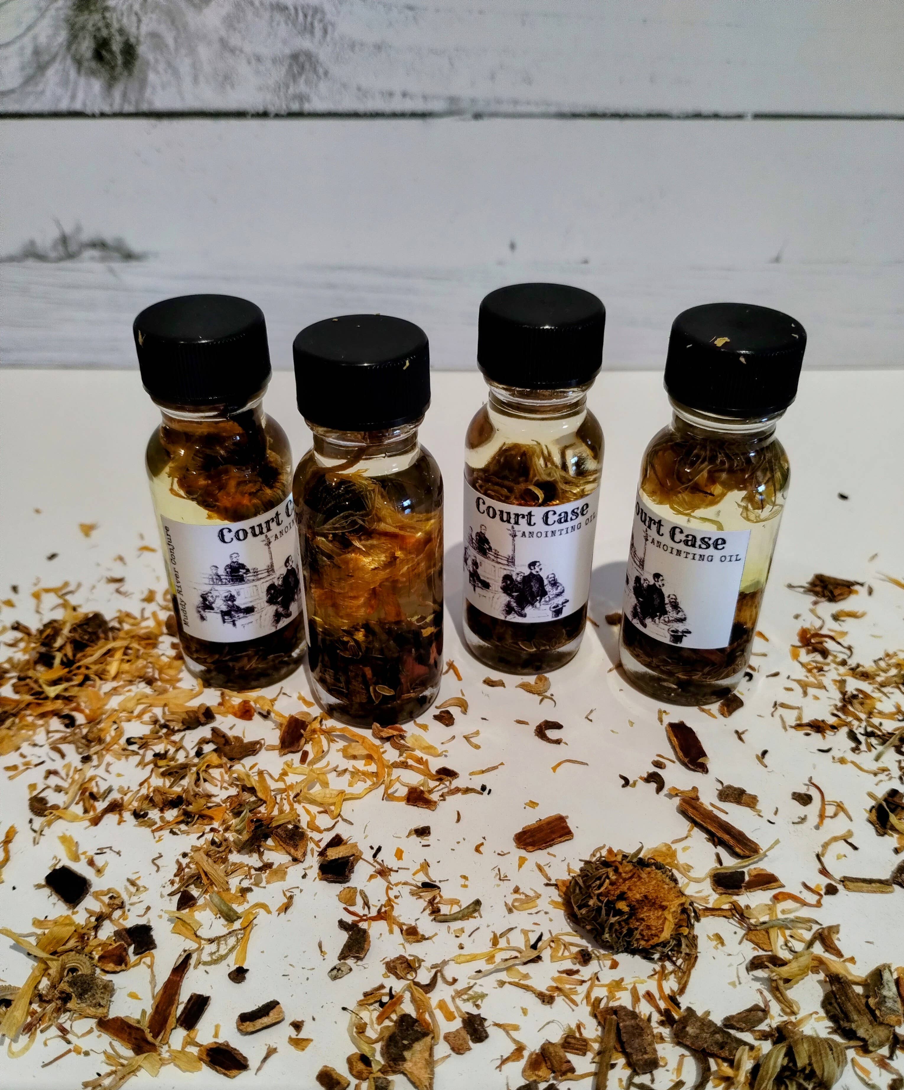 Muddy River Conjure – wholesale Meditation supplies – Intention Based Court Case Anointing Oil