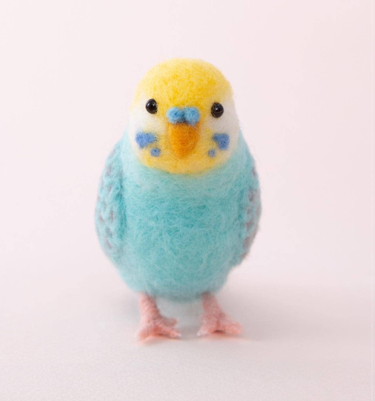 「FUNJI」In Japan - Wholesale DIY Craft Kit - Japanese Needle Felting Kit: Budgie & Cockatiel DIY Craft6