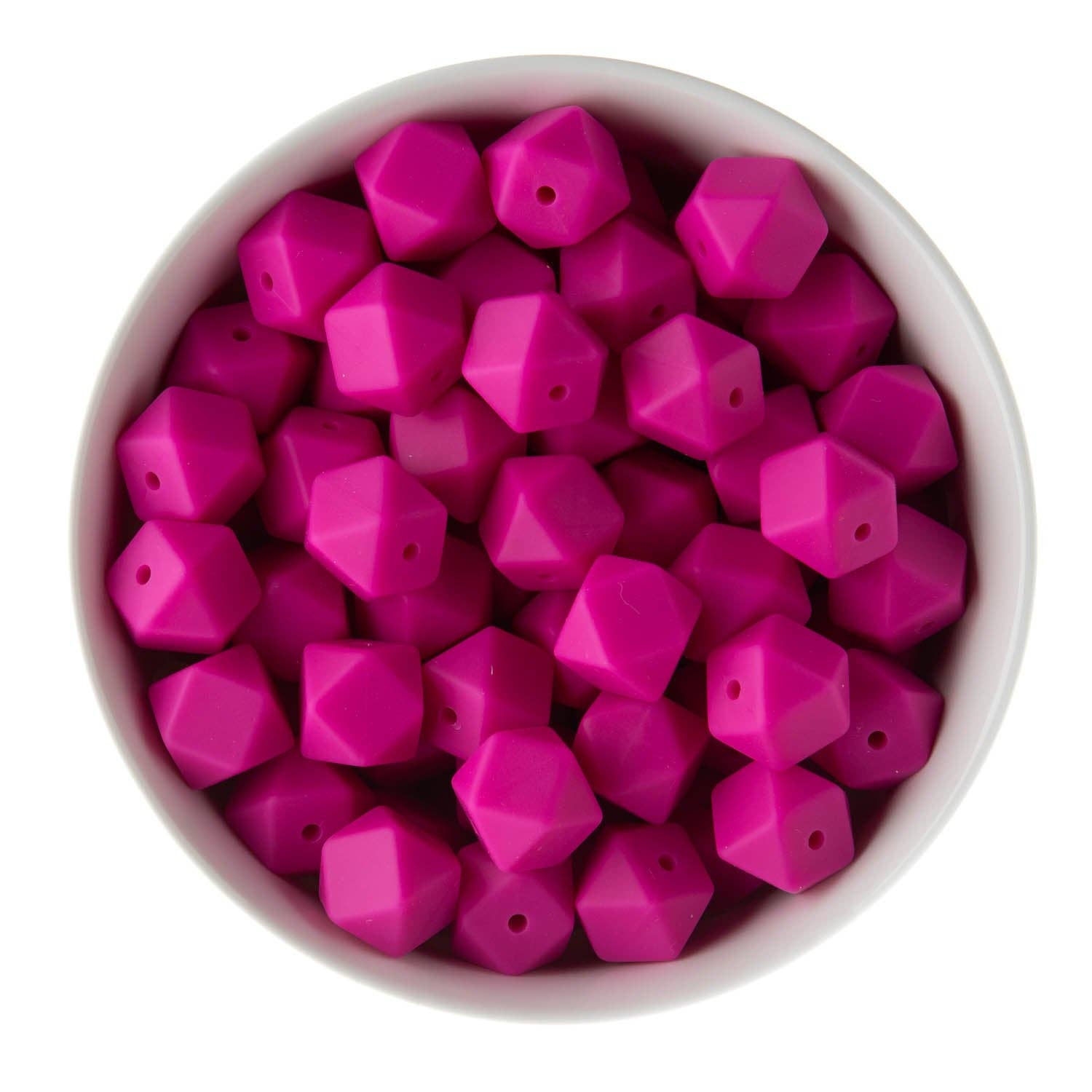 Cara & Co Silicone Craft Supply – wholesale Beads – 14mm Hexagon Silicone Beads18