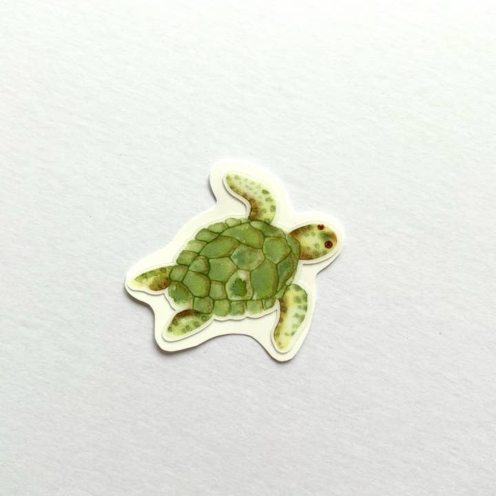 Selvlysende klistermærke havskildpadde for engroshandel hos Laura&Lou