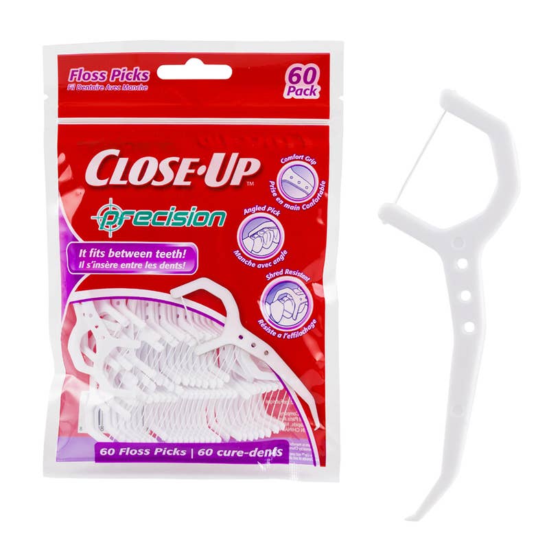 Deluxe Import Trading - Wholesale Floss - Close-Up Precision Floss Picks - 60 Pack0