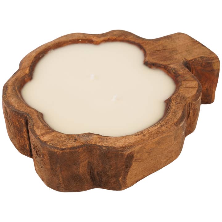 My Amigos Imports - Wholesale Candle Holder - Pumpkin-Small-Candle Ready-Original Design-6x8 inches