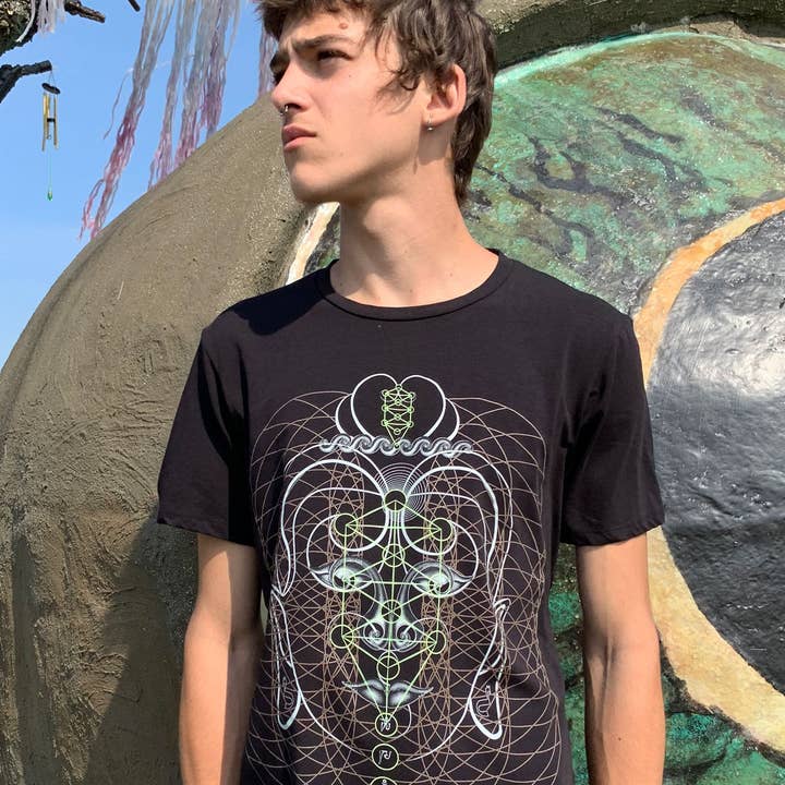 T-Shirt Uomo Buddha Vibes - Nera per la vendita all'ingrosso da parte di symbolika