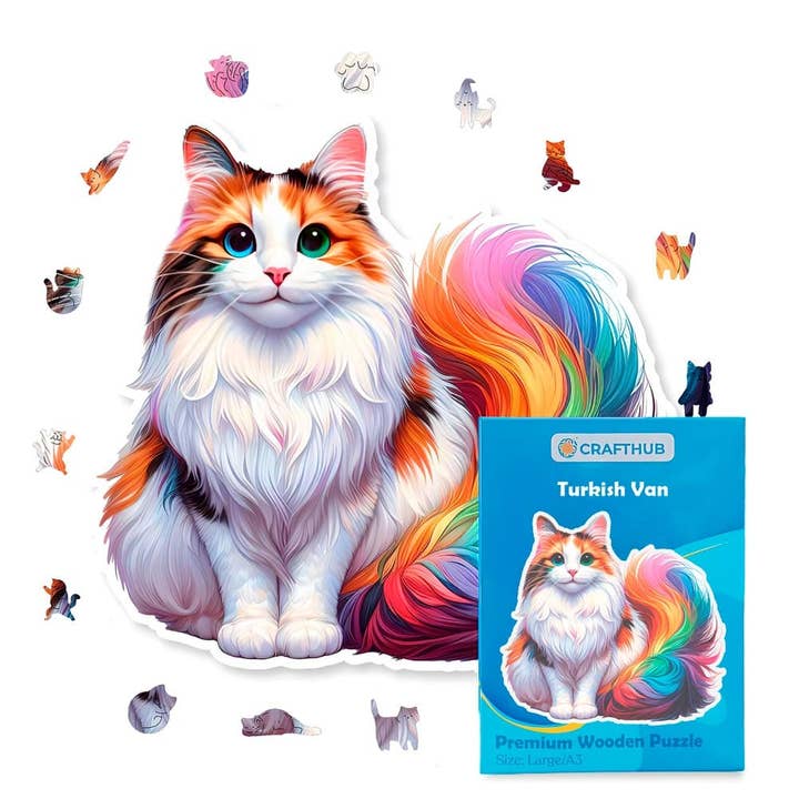 Crafthub - Vente Puzzle – adulte - Puzzle - Chat Van Turc