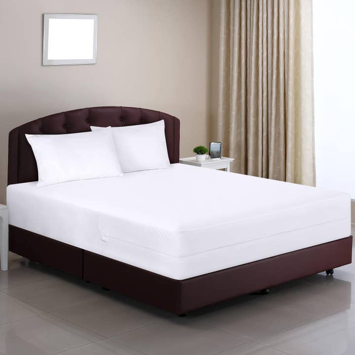 DRINKPOD LLC - Wholesale Mattress Pad/Protector - Premium Waterproof Bed Bug Mattress Cover, Zippered Mattress Protector, 10 Inches Deep, Dust Mite Proof 6-Sided Mattress Encasement for Bed